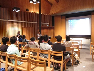 留学生と日本人学生の合同講習交流会