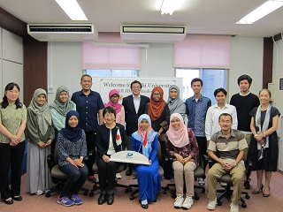 SUIJI-JDP-Ms学生の国際連携推進センター長表敬訪問